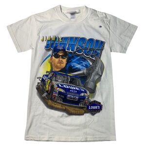 Jimmie Johnson Shirt Vintage 00s Y2K Champion Racing Racer Nascar 2006 Tee Small